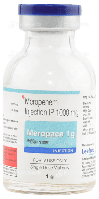 Meropace 1 GM Injection 20 ML
